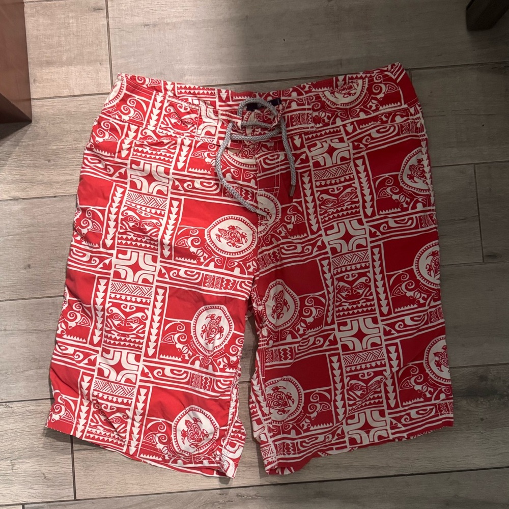 Vilebrequin board shorts xl red men’s swimsuit